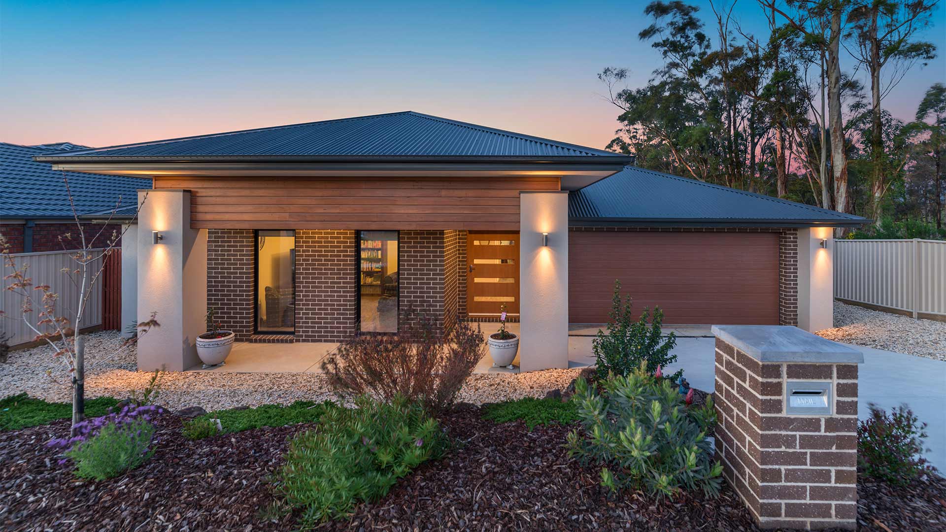 house exteriors front with outdoors lighting installed apache junction az